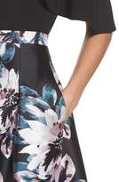 Thumbnail for your product : Eliza J Floral High/Low Skirt
