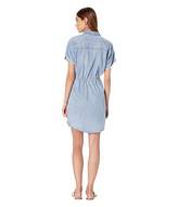 Thumbnail for your product : Blank NYC Drawstring Chambray Dress in Pretty Woman