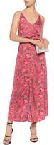 Thumbnail for your product : Zimmermann Pleated Floral-Print Crepe Midi Dress