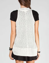 Thumbnail for your product : Eyeshadow Hachi Knit Womens Wrap