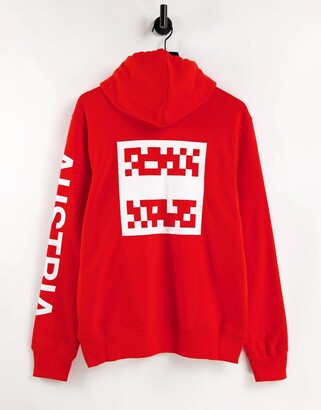 The North Face International Collection pullover hoodie in red - ShopStyle