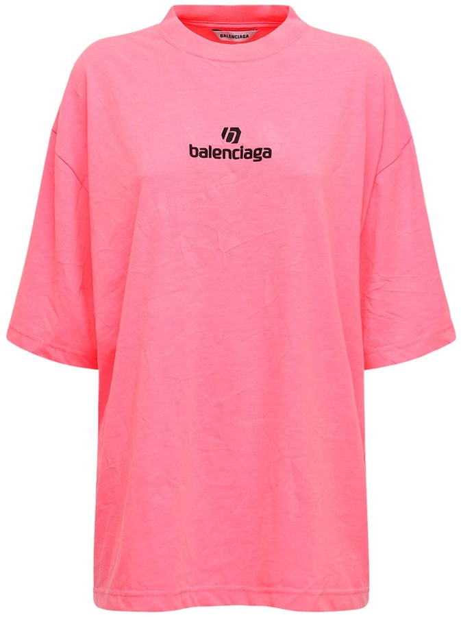 balenciaga pink top
