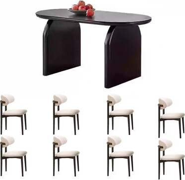 ASS Comfort Zone Minimalist cream style dining table and chair