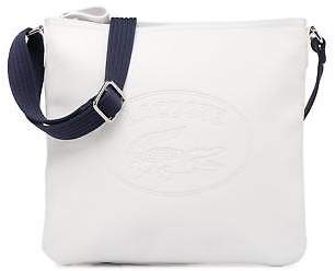 Lacoste New Women's Flat Crossover Bag In White