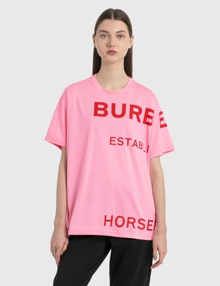 Burberry Horseferry Print Cotton Oversized T-Shirt - ShopStyle