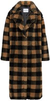 Thumbnail for your product : Stand Studio Maria checked faux fur coat