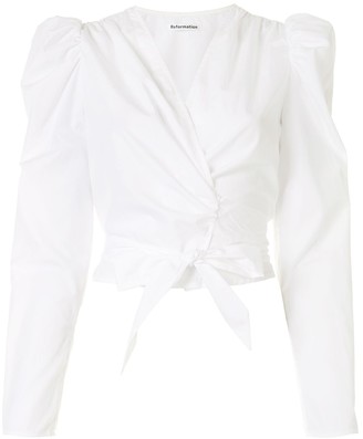 white wrap jacket