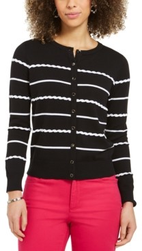 Charter Club Striped Cardigan, Created for Macy's