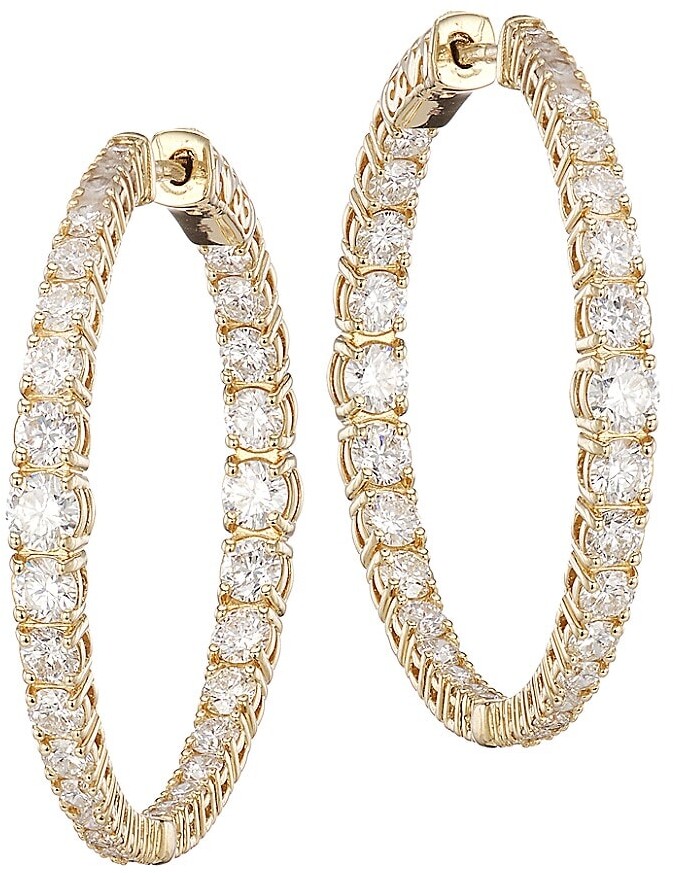 Details about   Look CZ Fashion Chic Hoops Dangle Earrings 18K 22K Yellow Gold GP Jewelry GT19