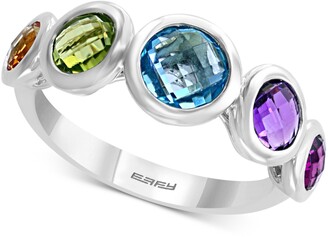 Effy Multi-Gemstone (2-1/2 ct. t.w.) Statement Ring in Sterling Silver