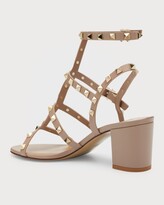 rockstud leather 60mm city sandals