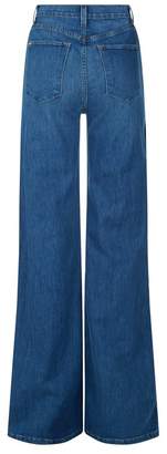 Alice + Olivia Gorgeous High Rise Wide Leg Jeans