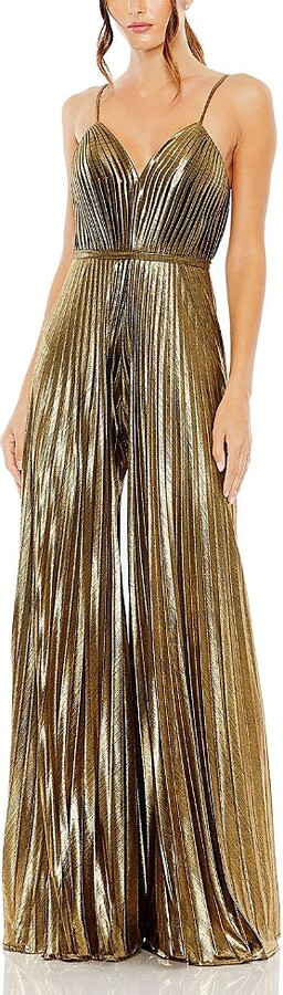 Metallic Jumpsuit ShopStyle