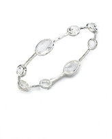 Thumbnail for your product : Ippolita Rock Candy Clear Quartz & Sterling Silver Eight-Stone Bangle Bracelet