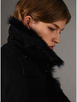 Thumbnail for your product : Burberry Shearling Long Trench Coat