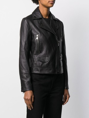 Karl Lagerfeld Paris Ikonik leather biker jacket