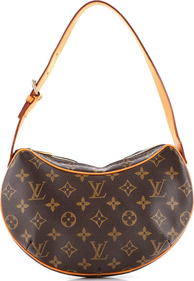 Louis Vuitton Croissant Handbag Monogram Canvas PM - ShopStyle Shoulder Bags