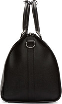 Thumbnail for your product : Burberry Black Grained Leather Boston Holdall Duffle Bag