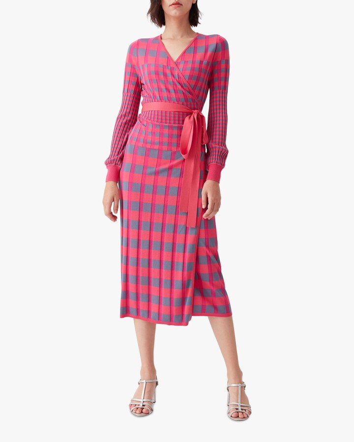 Long- Sleeve Wrap Dress Dvf | Shop the world's largest collection 