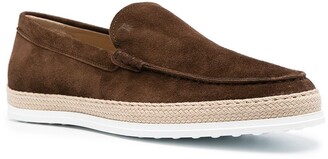Tod's Almond-Toe Suede Loafers