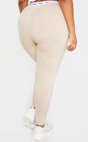 Thumbnail for your product : PrettyLittleThing Plus Grey Marl Leggings