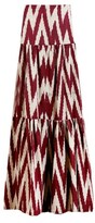 Thumbnail for your product : Balo Tiered Ikat Maxi Skirt