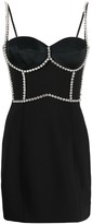 Thumbnail for your product : Area Embellished Bodice Mini Dress