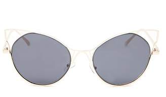 Forever 21 Cat Eye Cutout Sunglasses