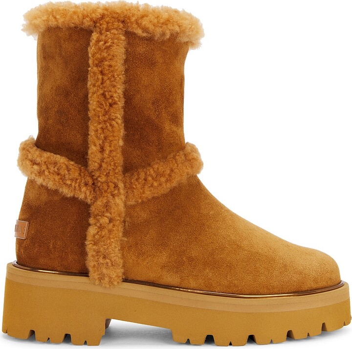 Cognac Lace Up Boot ShopStyle