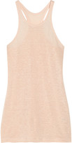 Thumbnail for your product : Alexander Wang T by Linen and silk-blend tank