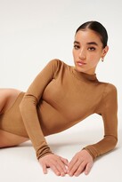 Thumbnail for your product : GA-SALE Mock Neck Sheer Body