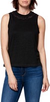 Thumbnail for your product : Paige Raylina Lace Trim Slub Linen Tank Top