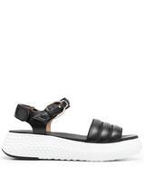 Thumbnail for your product : Emporio Armani Padded Chunky-Soled Sandals