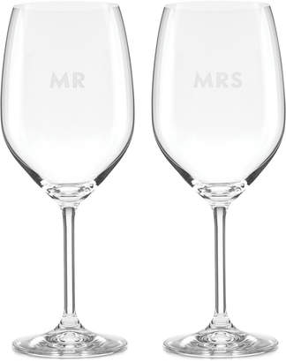 Kate Spade Darling Point Collection 2-Pc. Wine Glasses Set