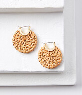 Thumbnail for your product : LOFT Chunky Raffia Hoop Earrings