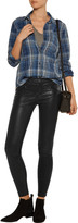Thumbnail for your product : Current/Elliott Leather skinny pants
