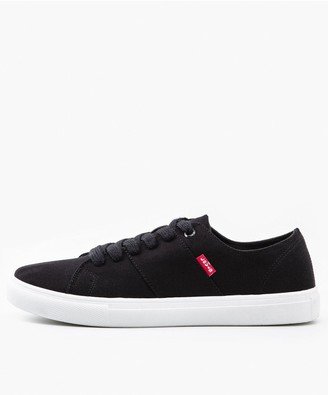 black levi's canvas shoes