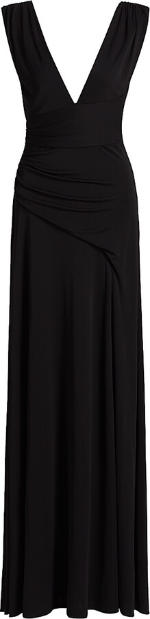 Women's Alessia Matte Jersey Gown - Black - Size 2