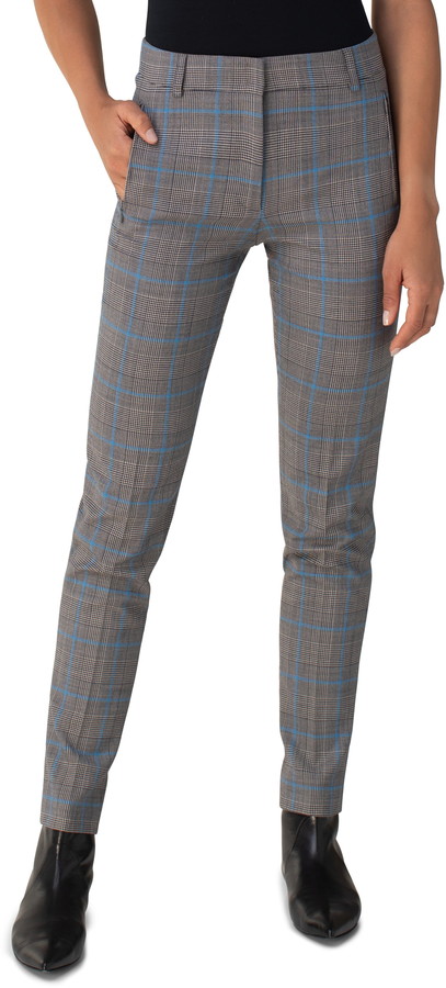 glen plaid women's pants