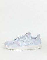 Thumbnail for your product : adidas supercourt trainers in blue leather