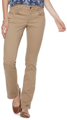 black bootcut khakis