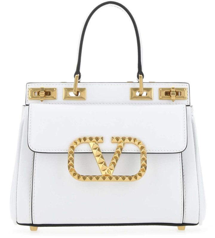 Valentino Small Rockstud Tote | Shop the world's largest 