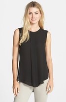 Thumbnail for your product : Vince Camuto Women's Center Pleat Sleeveless Blouse