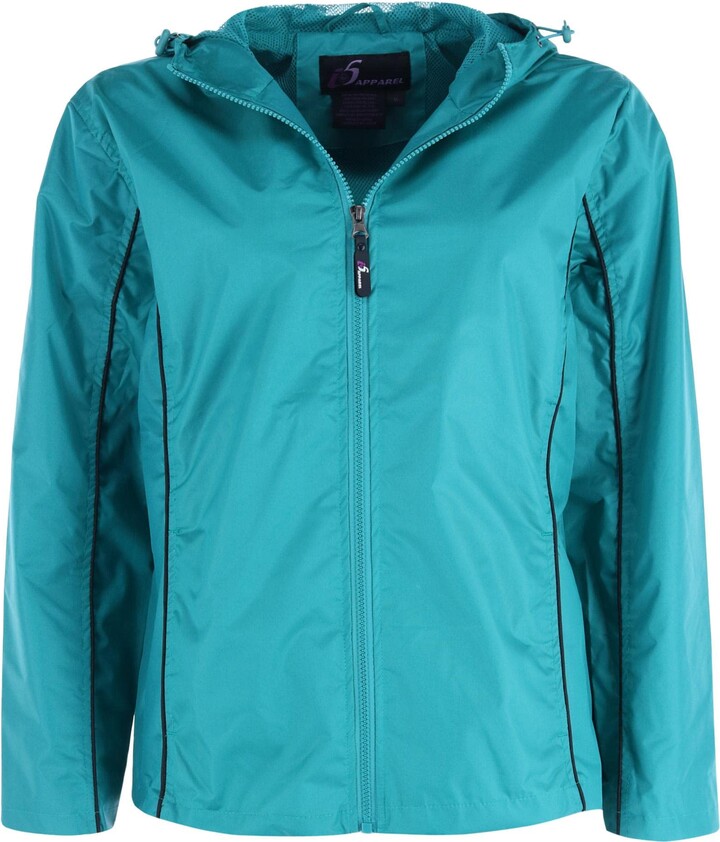 I5 Apparel Women's Lightweight ZipUp Windbreaker Rain Jacket ShopStyle