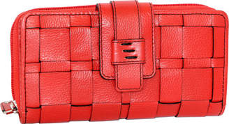 Nino Bossi Wendi Woven Leather Wallet