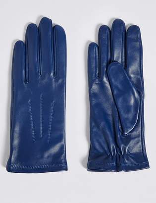M&S CollectionMarks and Spencer Leather Stitch Detail Gloves