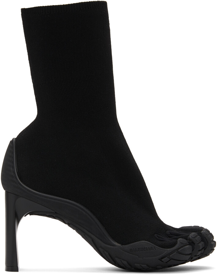 Balenciaga Black Finger Toe Boots - ShopStyle