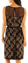 Thumbnail for your product : JCPenney Danny & Nicole® Lace Illusion Dress