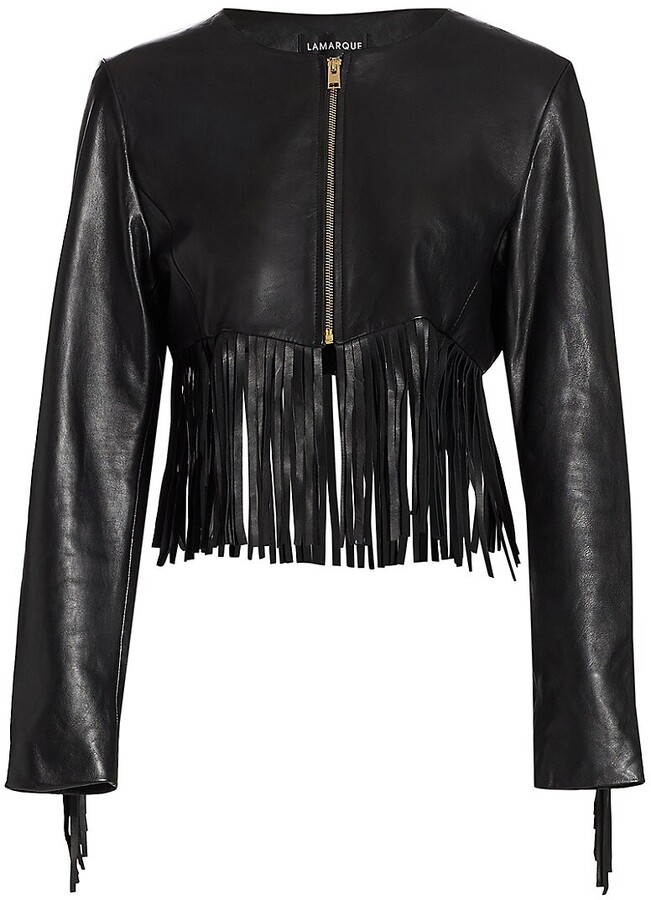 Leather Fringe Jacket | Shop the world's largest collection of 