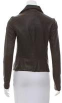 Thumbnail for your product : Vince Leather & Wool-Trimmed Jacket